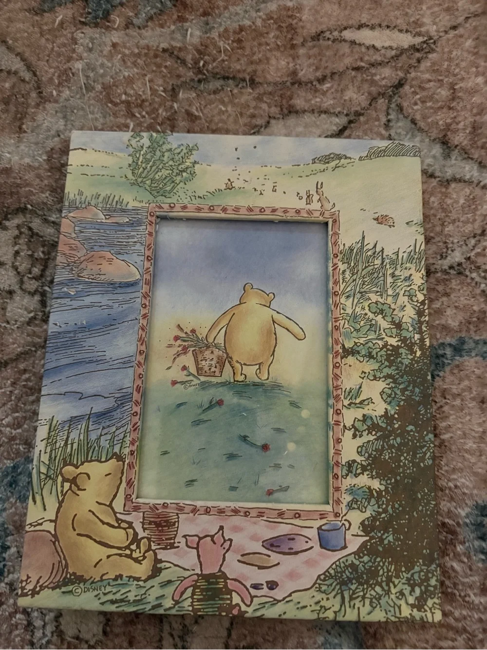 Vintage Disney Winnie the Pooh Picture Frame Bundle